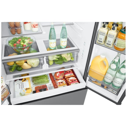 Samsung RF27CG5100SRAA Counter Depth French Door Refrigerator, 36 inch Width, ENERGY STAR Certified, 27 cu. ft. Capacity, Counter Depth, Ice Dispenser (Freezer Located), Stainless Steel colour