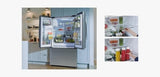 Samsung RF27CG5400SRAA Counter Depth French Door Refrigerator, 36 inch Width, 26 cu. ft. Capacity, Counter Depth, Water Dispenser (Exterior), Ice Dispenser (Thru Door), ENERGY STAR Certified, Stainless Steel colour
