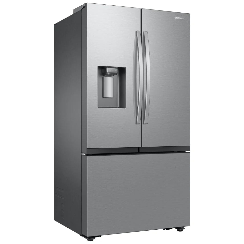 Samsung RF27CG5400SRAA Counter Depth French Door Refrigerator, 36 inch Width, ENERGY STAR Certified, 26 cu. ft. Capacity, Counter Depth, Water Dispenser (Exterior), Ice Dispenser (Thru Door)