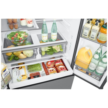 Samsung RF27CG5400SRAA Counter Depth French Door Refrigerator, 36 inch Width, ENERGY STAR Certified, 26 cu. ft. Capacity, Counter Depth, Water Dispenser (Exterior), Ice Dispenser (Thru Door)