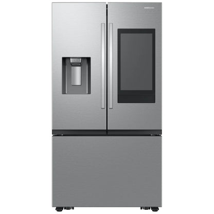 Samsung RF27CG5900SRAC Counter Depth French Door Refrigerator, 36 inch Width, ENERGY STAR Certified, 26 cu. ft. Capacity, Counter Depth, Water Dispenser (Exterior), Ice Dispenser (Thru Door), Stainless Steel colour Family Hub