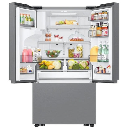 Samsung RF27CG5B10SRAA Counter Depth French Door Refrigerator, 36 inch Width, ENERGY STAR Certified, 26 cu. ft. Capacity, Counter Depth, Water Dispenser (Exterior), Ice Dispenser (Thru Door)