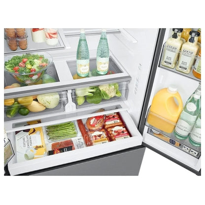 Samsung RF27CG5B10SRAA Counter Depth French Door Refrigerator, 36 inch Width, ENERGY STAR Certified, 26 cu. ft. Capacity, Counter Depth, Water Dispenser (Exterior), Ice Dispenser (Thru Door)