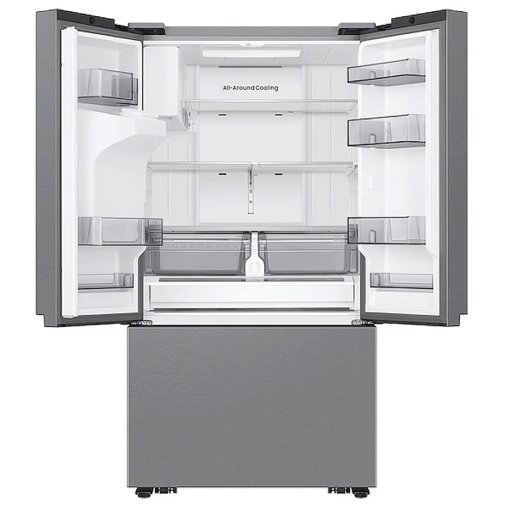 Samsung RF27CG5B10SRAA Counter Depth French Door Refrigerator, 36 inch Width, ENERGY STAR Certified, 26 cu. ft. Capacity, Counter Depth, Water Dispenser (Exterior), Ice Dispenser (Thru Door)