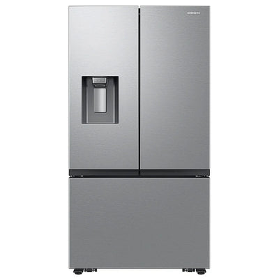 Samsung RF27CG5B10SRAA Counter Depth French Door Refrigerator, 36 inch Width, ENERGY STAR Certified, 26 cu. ft. Capacity, Counter Depth, Water Dispenser (Exterior), Ice Dispenser (Thru Door)