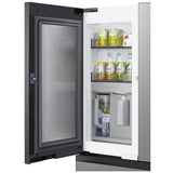Samsung Bespoke RF29BB8600QLAA French Door Refrigerator, 36 inch Width, 28.8 cu. ft. Capacity, Water Dispenser (Interior), Ice Dispenser (Freezer Located), ENERGY STAR Certified, Stainless Steel colour