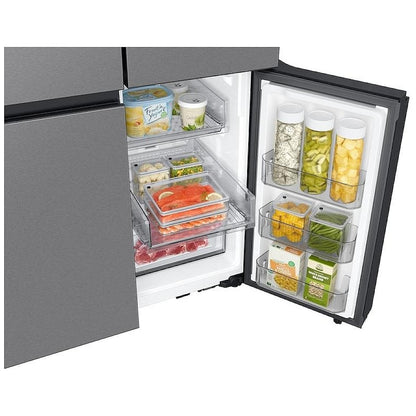 Samsung Bespoke RF29DB9600QLAA French Door Refrigerator, 36 inch Width, ENERGY STAR Certified, 29 cu. ft. Capacity, Custom Panel Ready, Water Dispenser (Interior), Ice Dispenser (Freezer Located)
