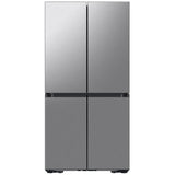 Samsung Bespoke RF29DB9600QLAA French Door Refrigerator, 36 inch Width, 29 cu. ft. Capacity, Custom Panel Ready, Water Dispenser (Interior), Ice Dispenser (Freezer Located), ENERGY STAR Certified, Stainless Steel colour
