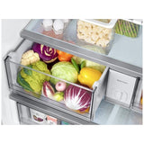 Samsung Bespoke RF30BB6200QLAA French Door Refrigerator, 36 inch Width, 30.1 cu. ft. Capacity, Water Dispenser (Interior), Ice Dispenser (Freezer Located), ENERGY STAR Certified, Stainless Steel colour