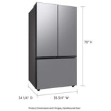 Samsung Bespoke RF30BB6200QLAA French Door Refrigerator, 36 inch Width, 30.1 cu. ft. Capacity, Water Dispenser (Interior), Ice Dispenser (Freezer Located), ENERGY STAR Certified, Stainless Steel colour