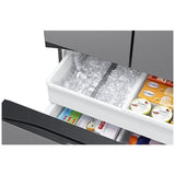 Samsung Bespoke RF30BB6200QLAA French Door Refrigerator, 36 inch Width, 30.1 cu. ft. Capacity, Water Dispenser (Interior), Ice Dispenser (Freezer Located), ENERGY STAR Certified, Stainless Steel colour