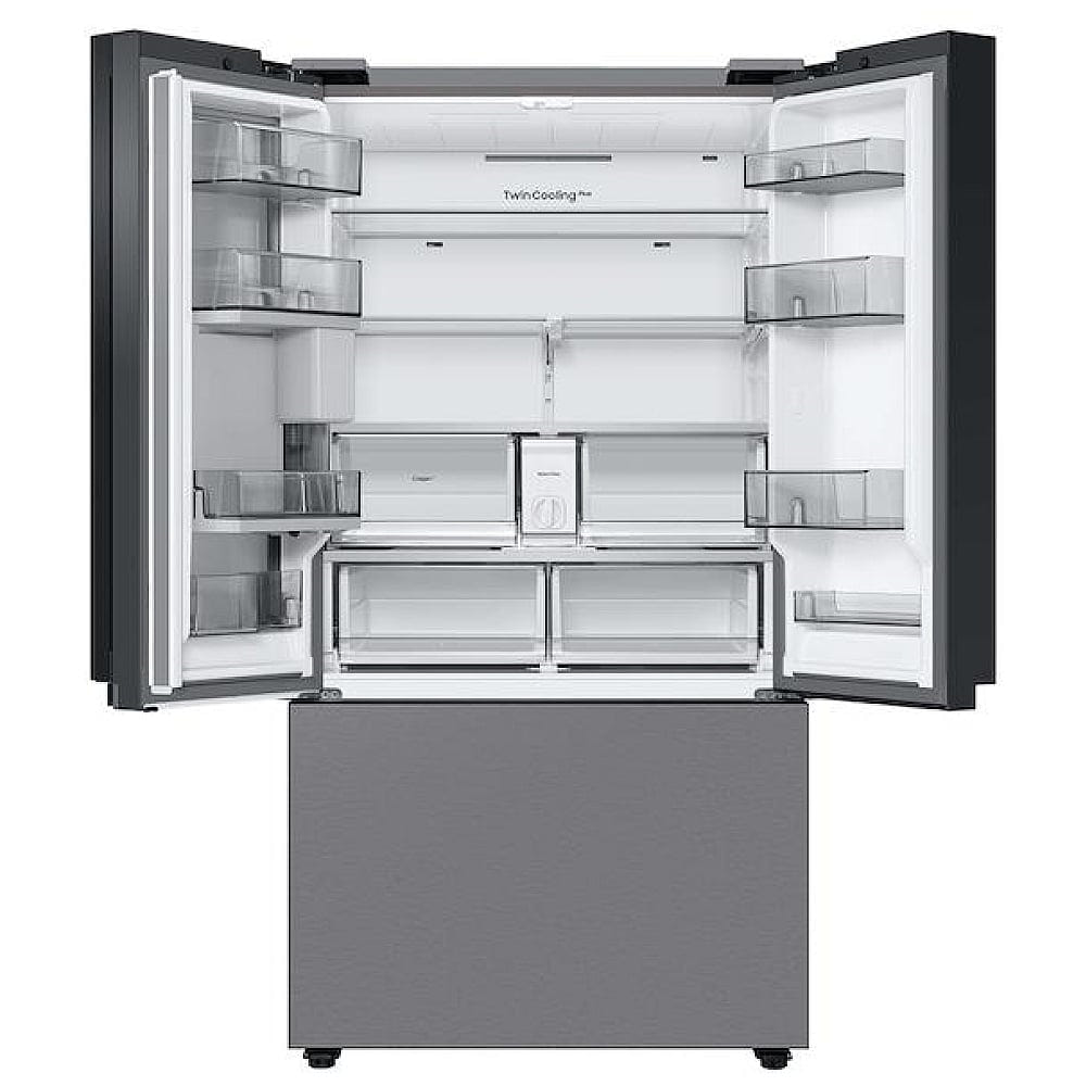 Samsung Bespoke RF24BB6200QLAA Bottom Freezer Counter Depth French Door Refrigerator, 36 inch Width, ENERGY STAR Certified, 23.9 cu. ft. Capacity