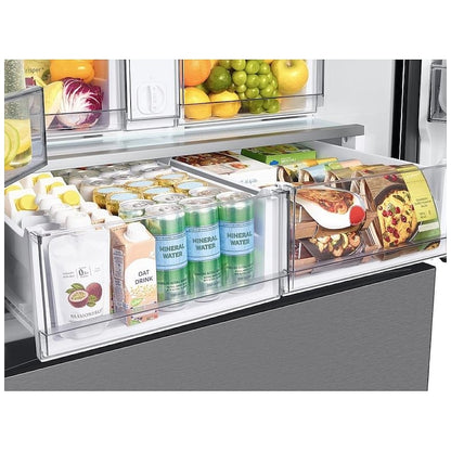 Samsung Bespoke RF24BB6200QLAA Bottom Freezer Counter Depth French Door Refrigerator, 36 inch Width, ENERGY STAR Certified, 23.9 cu. ft. Capacity