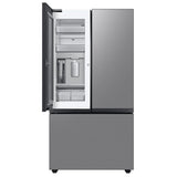 Samsung Bespoke RF24BB6200QLAA Bottom Freezer Counter Depth French Door Refrigerator, 36 inch Width, 23.9 cu. ft. Capacity, Counter Depth, Water Dispenser (Interior), Ice Dispenser (Freezer Located), ENERGY STAR Certified, Stainless Steel colour