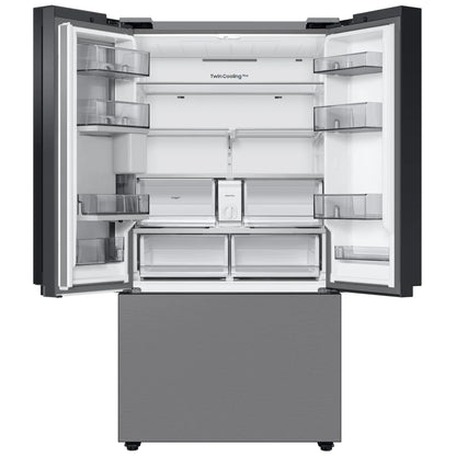Samsung Bespoke RF30BB6600QLAA French Door Refrigerator, 36 inch Width, ENERGY STAR Certified, 30.1 cu. ft. Capacity, Water Dispenser (Interior), Ice Dispenser (Freezer Located), Stainless Steel colour Beverage Center
