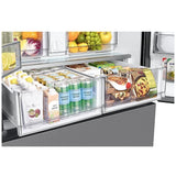 Samsung Bespoke RF30BB6600QLAA French Door Refrigerator, 36 inch Width, 30.1 cu. ft. Capacity, Water Dispenser (Interior), Ice Dispenser (Freezer Located), ENERGY STAR Certified, Stainless Steel colour