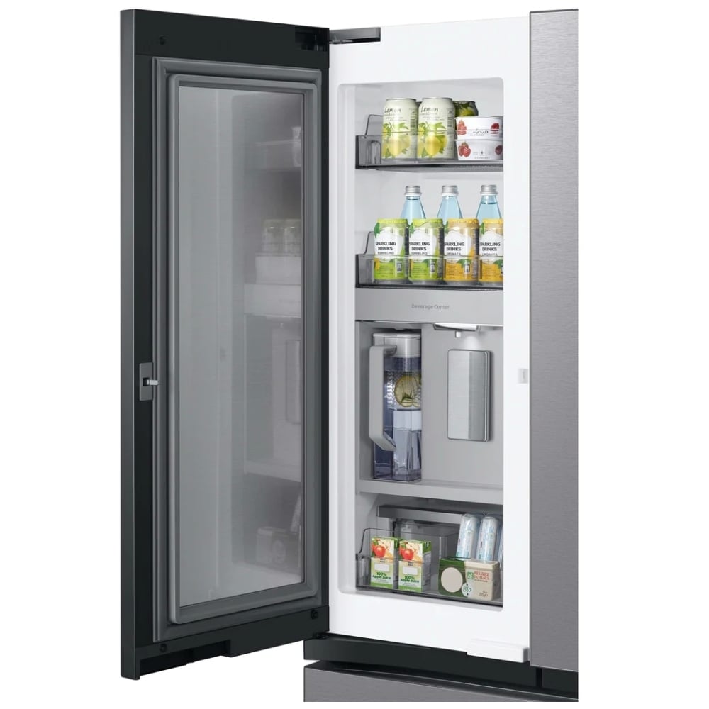 Samsung Bespoke RF24BB6200QLAA Bottom Freezer Counter Depth French Door Refrigerator, 36 inch Width, ENERGY STAR Certified, 23.9 cu. ft. Capacity