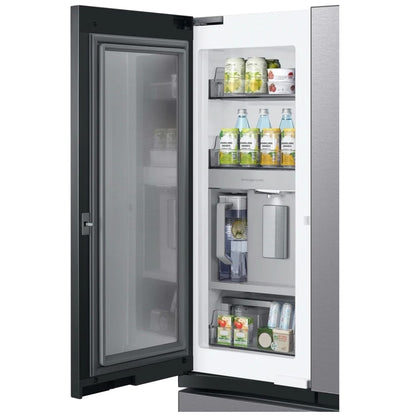 Samsung Bespoke RF24BB6200QLAA Bottom Freezer Counter Depth French Door Refrigerator, 36 inch Width, ENERGY STAR Certified, 23.9 cu. ft. Capacity