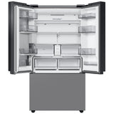 Samsung Bespoke RF24BB6200QLAA Bottom Freezer Counter Depth French Door Refrigerator, 36 inch Width, 23.9 cu. ft. Capacity, Counter Depth, Water Dispenser (Interior), Ice Dispenser (Freezer Located), ENERGY STAR Certified, Stainless Steel colour
