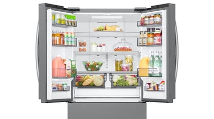 Samsung RF32CG5100SRAA French Door Refrigerator, 36 inch Width, ENERGY STAR Certified, 32 cu. ft. Capacity, Ice Dispenser (Freezer Located), Stainless Steel colour
