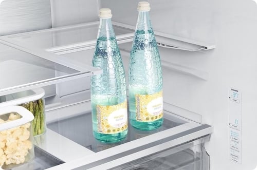 Samsung RF32CG5100SRAA French Door Refrigerator, 36 inch Width, ENERGY STAR Certified, 32 cu. ft. Capacity, Ice Dispenser (Freezer Located), Stainless Steel colour