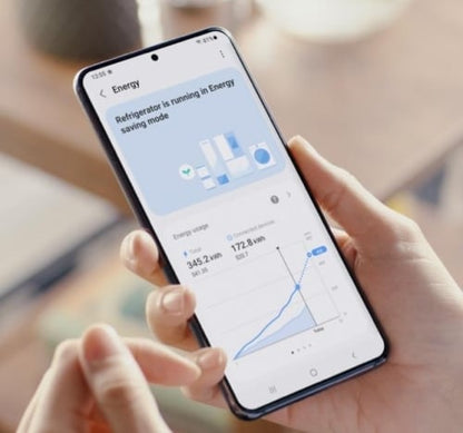 Samsung RF32CG5400MTAA French Door Refrigerator, 36 inch Width, ENERGY STAR Certified, 31 cu. ft. Capacity, Ice Dispenser (Freezer Located), Black Matte Steel colour