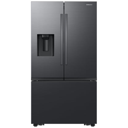 Samsung RF32CG5400MTAA French Door Refrigerator, 36 inch Width, ENERGY STAR Certified, 31 cu. ft. Capacity, Ice Dispenser (Freezer Located), Black Matte Steel colour