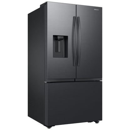 Samsung RF32CG5400MTAA French Door Refrigerator, 36 inch Width, ENERGY STAR Certified, 31 cu. ft. Capacity, Ice Dispenser (Freezer Located), Black Matte Steel colour