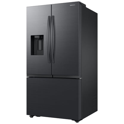 Samsung RF32CG5400MTAA French Door Refrigerator, 36 inch Width, ENERGY STAR Certified, 31 cu. ft. Capacity, Ice Dispenser (Freezer Located), Black Matte Steel colour