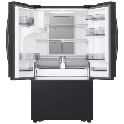 Samsung RF32CG5400MTAA French Door Refrigerator, 36 inch Width, ENERGY STAR Certified, 31 cu. ft. Capacity, Ice Dispenser (Freezer Located), Black Matte Steel colour
