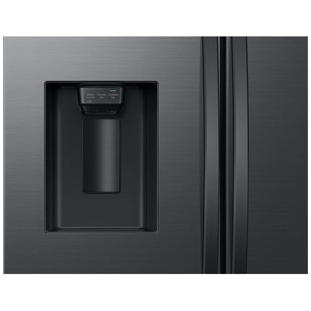 Samsung RF32CG5400MTAA French Door Refrigerator, 36 inch Width, ENERGY STAR Certified, 31 cu. ft. Capacity, Ice Dispenser (Freezer Located), Black Matte Steel colour