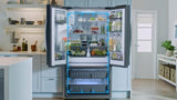 Samsung RF32CG5400SRAA French Door Refrigerator, 36 inch Width, 31 cu. ft. Capacity, Water Dispenser (Exterior), Ice Dispenser (Freezer Located), ENERGY STAR Certified, Stainless Steel colour