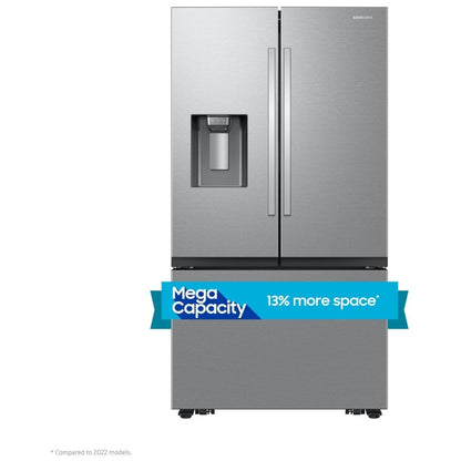 Samsung RF32CG5400SRAA French Door Refrigerator, 36 inch Width, ENERGY STAR Certified, 31 cu. ft. Capacity, Water Dispenser (Exterior), Ice Dispenser (Freezer Located)