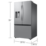 Samsung RF32CG5B30SRAA French Door Refrigerator, 36 inch Width, 31 cu. ft. Capacity, Water Dispenser (Exterior), Ice Dispenser (Thru Door), ENERGY STAR Certified, Stainless Steel colour