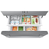 Samsung RF70H30KERAA French Door Refrigerator, 36 inch Width, 29.5 cu. ft. Capacity, Water Dispenser (Interior), Ice Dispenser (Freezer Located), ENERGY STAR Certified, Stainless Steel colour
