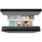 Samsung Bespoke RF90F23AECRAC French Door Refrigerator, 36 inch Width, 22.5 cu. ft. Capacity, Counter Depth, Water Dispenser (Interior), Ice Dispenser (Freezer Located), ENERGY STAR Certified, Stainless Steel colour, AI Family Hub™+, AI Vision Inside™