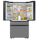 Samsung Bespoke RF90F23AECRAC French Door Refrigerator, 36 inch Width, 22.5 cu. ft. Capacity, Counter Depth, Water Dispenser (Interior), Ice Dispenser (Freezer Located), ENERGY STAR Certified, Stainless Steel colour, AI Family Hub™+, AI Vision Inside™