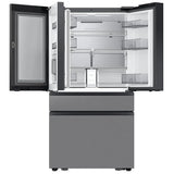 Samsung Bespoke RF90F23AECRAC French Door Refrigerator, 36 inch Width, 22.5 cu. ft. Capacity, Counter Depth, Water Dispenser (Interior), Ice Dispenser (Freezer Located), ENERGY STAR Certified, Stainless Steel colour, AI Family Hub™+, AI Vision Inside™