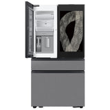 Samsung Bespoke RF90F23AECRAC French Door Refrigerator, 36 inch Width, 22.5 cu. ft. Capacity, Counter Depth, Water Dispenser (Interior), Ice Dispenser (Freezer Located), ENERGY STAR Certified, Stainless Steel colour, AI Family Hub™+, AI Vision Inside™