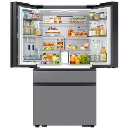 Samsung Bespoke RF90F23BECRAA Counter Depth French Door Refrigerator, 36 inch Width, ENERGY STAR Certified, 23 cu. ft. Capacity, Counter Depth, Custom Panel Ready, Water Dispenser (Interior), Ice Dispenser (Freezer Located