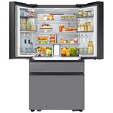 Samsung Bespoke RF90F23BECRAA Counter Depth French Door Refrigerator, 36 inch Width, 23 cu. ft. Capacity, Counter Depth, Custom Panel Ready, Water Dispenser (Interior), Ice Dispenser (Freezer Located), ENERGY STAR Certified, Stainless Steel colour