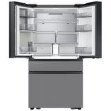 Samsung Bespoke RF90F23BECRAA Counter Depth French Door Refrigerator, 36 inch Width, 23 cu. ft. Capacity, Counter Depth, Custom Panel Ready, Water Dispenser (Interior), Ice Dispenser (Freezer Located), ENERGY STAR Certified, Stainless Steel colour