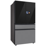 Samsung Bespoke RF90F23BECRAA Counter Depth French Door Refrigerator, 36 inch Width, 23 cu. ft. Capacity, Counter Depth, Custom Panel Ready, Water Dispenser (Interior), Ice Dispenser (Freezer Located), ENERGY STAR Certified, Stainless Steel colour