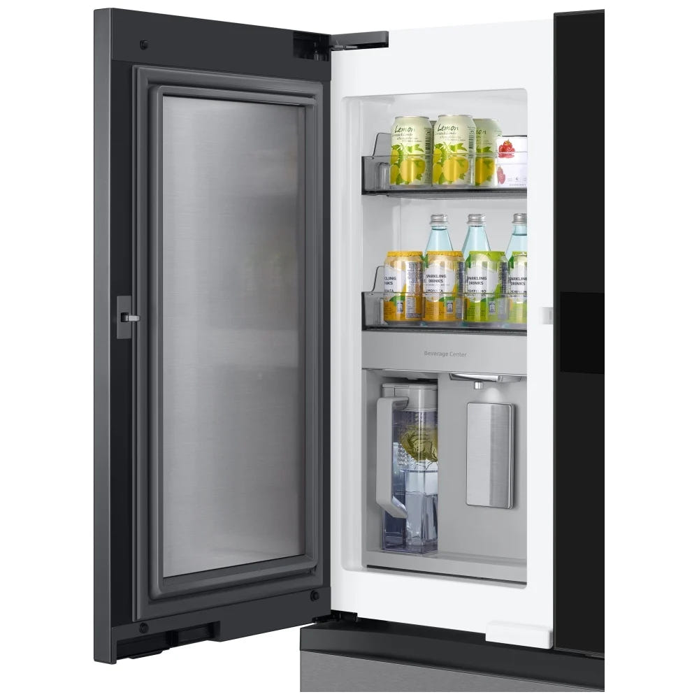 Samsung Bespoke RF90F23BECRAA Counter Depth French Door Refrigerator, 36 inch Width, ENERGY STAR Certified, 23 cu. ft. Capacity, Counter Depth, Custom Panel Ready, Water Dispenser (Interior), Ice Dispenser (Freezer Located