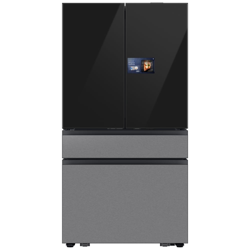 Samsung Bespoke RF90F23BECRAA Counter Depth French Door Refrigerator, 36 inch Width, 23 cu. ft. Capacity, Counter Depth, Custom Panel Ready, Water Dispenser (Interior), Ice Dispenser (Freezer Located), ENERGY STAR Certified, Stainless Steel colour