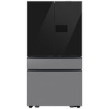 Samsung Bespoke RF90F23BECRAA Counter Depth French Door Refrigerator, 36 inch Width, 23 cu. ft. Capacity, Counter Depth, Custom Panel Ready, Water Dispenser (Interior), Ice Dispenser (Freezer Located), ENERGY STAR Certified, Stainless Steel colour
