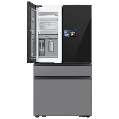 Samsung Bespoke RF90F23BECRAA Counter Depth French Door Refrigerator, 36 inch Width, ENERGY STAR Certified, 23 cu. ft. Capacity, Counter Depth, Custom Panel Ready, Water Dispenser (Interior), Ice Dispenser (Freezer Located