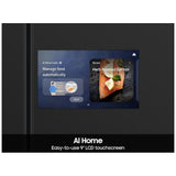 Samsung Bespoke RF90F29BECRAA French Door Refrigerator, 36 inch Width, 29 cu. ft. Capacity, Custom Panel Ready, Water Dispenser (Interior), Ice Dispenser (Freezer Located), ENERGY STAR Certified, Stainless steel colour