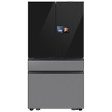 Samsung Bespoke RF90F29BECRAA French Door Refrigerator, 36 inch Width, 29 cu. ft. Capacity, Custom Panel Ready, Water Dispenser (Interior), Ice Dispenser (Freezer Located), ENERGY STAR Certified, Stainless steel colour