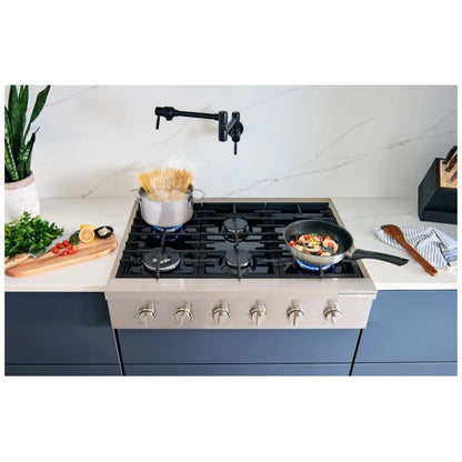 36" Gas Rangetop, 6 Burner, Stainless Steel, RGM8658UC